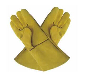 武漢勞保廠家—黃色棉里電焊手套